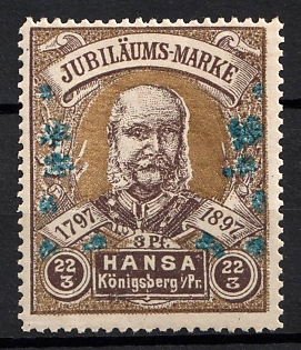 1897 Konigsberg, Germany Local Post, Private City Mail