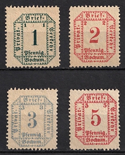 1887 Bochum, Germany Local Post, Private City Mail