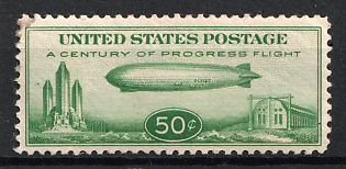 1933 50с Century of Progress Issue, United States, USA, Airmail
