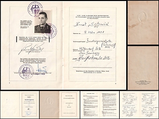 1963 'Certificate for the German Sports Badge in Bronze' Germany