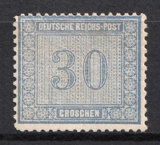 1872 30gr German Empire, Germany (Signed)