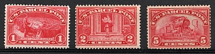 1913 United States, USA, Parcel Post Stamps