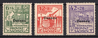 1946 Dessau, Germany Local Post (Unofficial Issue, Full Set)