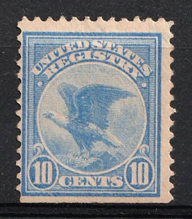 1911 10c United States, USA, Registration Stamp (Full Set, Pale Ultramarine)
