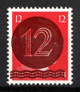 1945 12pf Holzhausen, West Saxony, Soviet Russian Zone of Occupation, Germany Local Post (Signed)