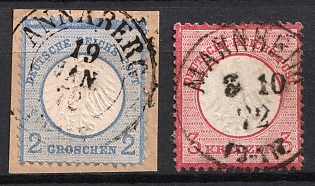 1872 German Empire, Small Breast Plates, Germany