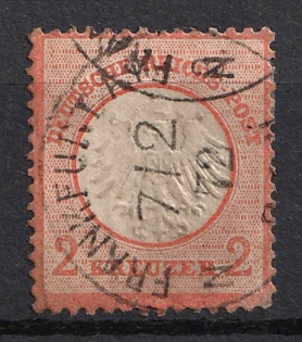 1872 2kr German Empire, Small Breast Plate, Germany