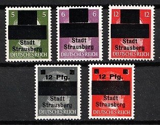 1945 Strausberg (Berlin), Germany Local Post (Unofficial Issue, Signed)