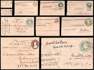 British India, Stock of Postal Stationery Covers