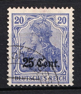1916 25c Western Lands, German Occupation, Germany (Signed, Unpriced)