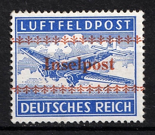 1944 Island Crete, Military Mail Fieldpost Feldpost INSELPOST, Germany, Airmail (Certificate, Signed)