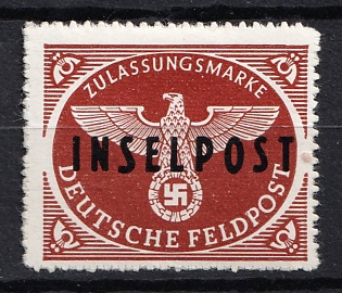 1944 Island Rhodes, Military Mail 'INSELPOST' Fieldpost Feldpost, Germany, Airmail