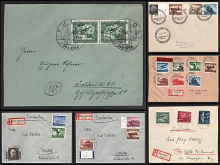 1933-1945 Commemorative Propaganda Postmark Covers Collection, Third Reich Nazi Germany