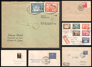 1933-1945 Commemorative Propaganda Postmark Covers Collection, Third Reich Nazi Germany