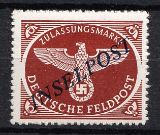 1944 Military Mail 'INSELPOST' Field Post Feldpost, Germany, Airmail