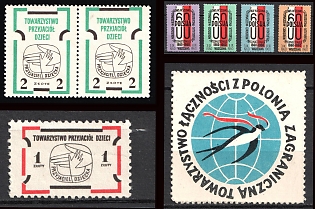 Poland, Non-Postal, Cinderella, Small Stock of Stamps