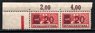1933-1945 Invalidation Vers, Third Reich Nazi Germany Revenue Stamp
