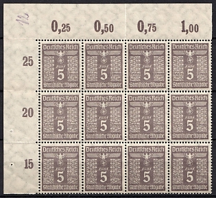 1933-1945 German Reich Statistical Levy, Third Reich Nazi Germany Revenue Stamp