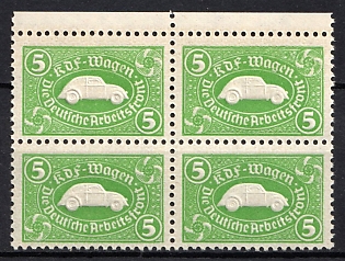 1933-1945 Kdf Wages for the German Labor Front, Third Reich Nazi Germany Revenue Stamp