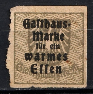 1933-1945 Garden House Stamp for a Warm Effen, Third Reich Nazi Germany Revenue Stamp