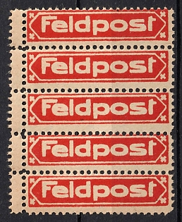 1933-1945 'Field Post', Third Reich Nazi Germany Propaganda Label Stamp