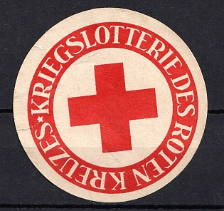 1933-1945 'Red Cross War Lottery', Third Reich Nazi Germany Propaganda Label Stamp