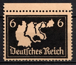 1933-1945 'German Empire', Third Reich Nazi Germany Propaganda Label Stamp