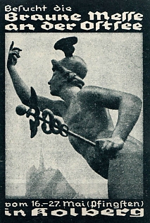 1933-1945 'The Brown Fair at the Oftree', Third Reich Nazi Germany Propaganda Label Stamp