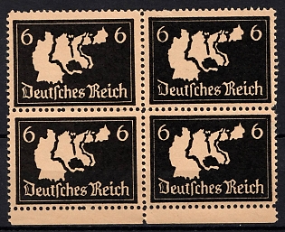 1933-1945 'German Empire', Third Reich Nazi Germany Propaganda Label Stamp