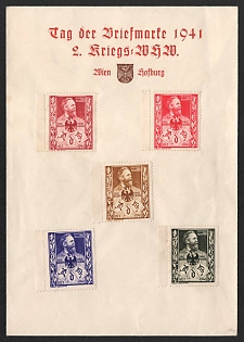 1941 'Postage Stamp Day, 1941, Wartime Whw', Propaganda Cover, Third Reich Nazi Germany