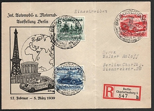 1939 'International Automobile and Motorcycle Exhibition Berlin', Propaganda Cover, Third Reich Nazi Germany