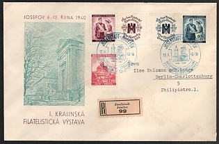 1940 'Joseph's 6-13, 1940 Regional Fillet Exhibition', Propaganda Cover, Third Reich Nazi Germany