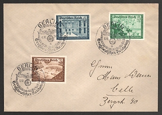 1939 'Berlin, Greater German Reichstag', Commemorative Propaganda Postmark Cover, Third Reich Nazi Germany