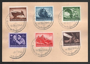 1940 'May 18, 1940, Greater German Empire', Commemorative Propaganda Postmark Cover, Third Reich Nazi Germany