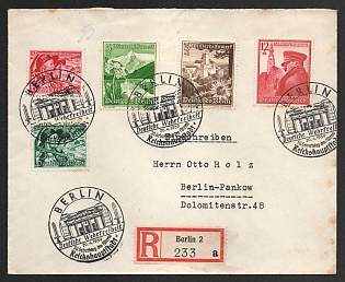 1939 'Berlin, German Freedom of Defense', Commemorative Propaganda Postmark Cover, Third Reich Nazi Germany