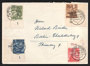 1943 'Heilbronn, Neckar', Commemorative Propaganda Postmark Cover, Third Reich Nazi Germany