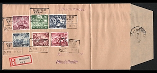1943 'Oberstdorf Railway Post', Commemorative Propaganda Postmark Cover, Third Reich Nazi Germany