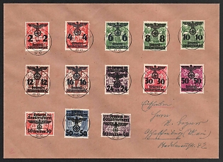 1940 'General Government', Commemorative Propaganda Postmark Cover, Third Reich Nazi Germany