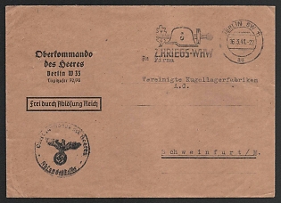 1941 'Berlin SW11', Military Mail Field Post, Third Reich Nazi Germany Propaganda