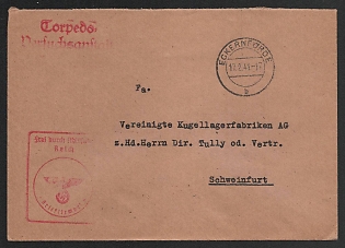 1941 'Eckernforde', Military Mail Field Post, Third Reich Nazi Germany Propaganda