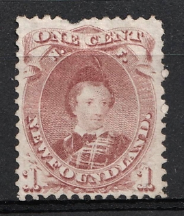 1871 1c Newfoundland, Canada, British Colonies