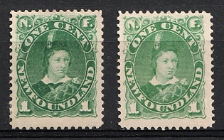 1887 1c Newfoundland, Canada, British Colonies