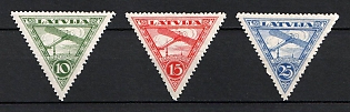 1928 Latvia, Airmail (Full Set)