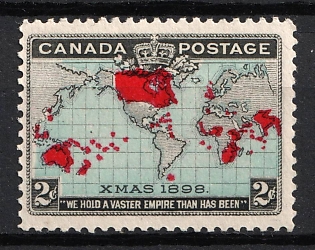 1898 2c Dominion of Canada, British Colonies