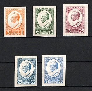 1929 Latvia (Imperforate, Full Set)