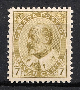 1903 7c Dominion of Canada, British Colonies