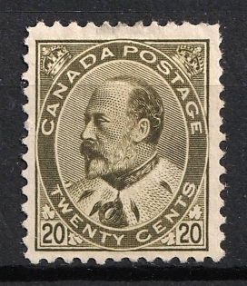 1904 20c Dominion of Canada, British Colonies