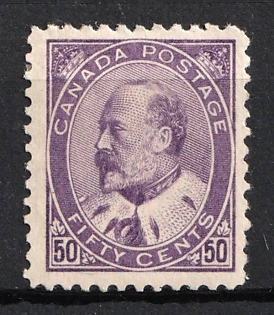 1908 50c Dominion of Canada, British Colonies