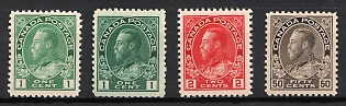 1911-12 Dominion of Canada, British Colonies