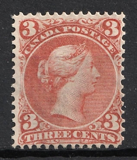 1868 3c Dominion of Canada, British Colonies
